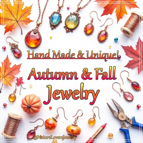 Handmade: Fall Stack Earrings! Beaded! Mixed Media ~ Each Pair is different! - Picture 6 of 6